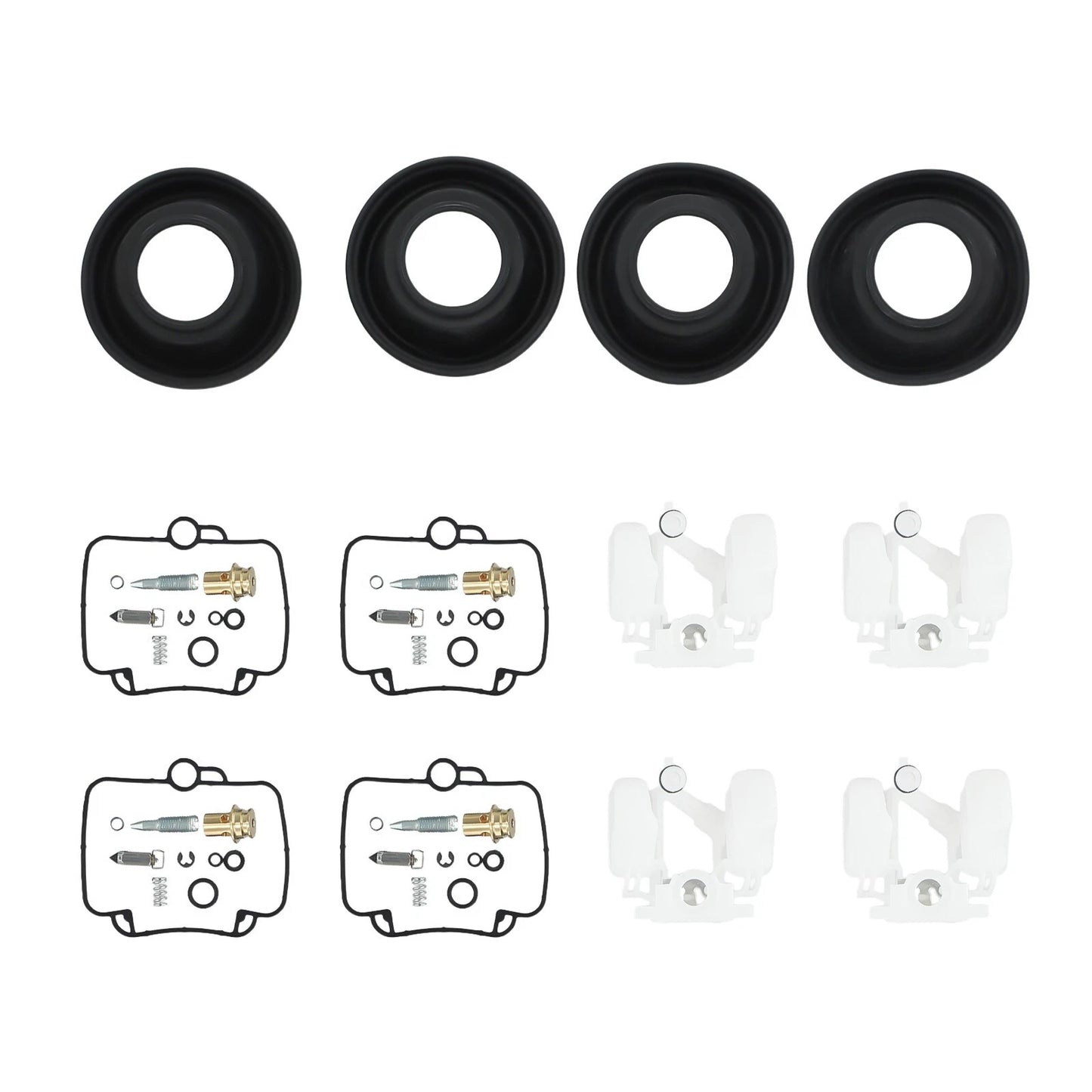 4x Carburetor Diaphragm Rubber for Suzuki Katana (1991–1993)