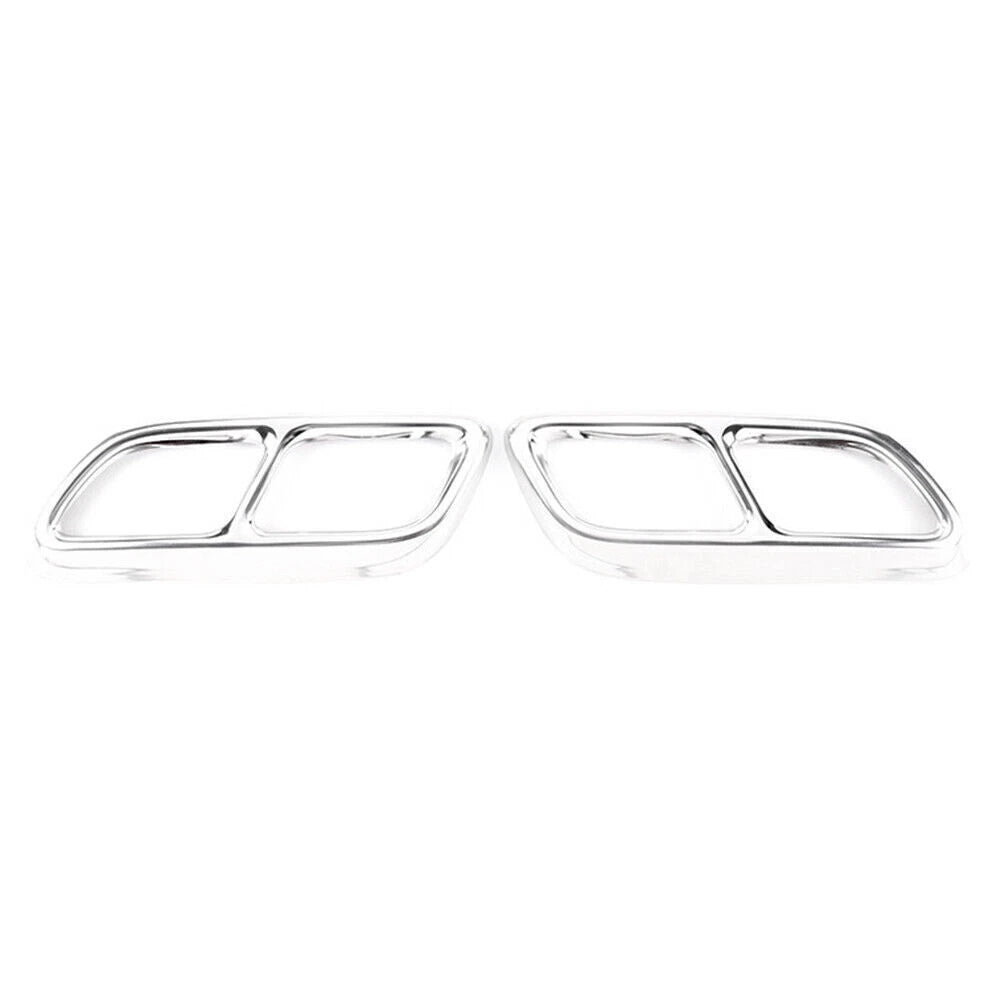 Stainless Steel Rear Exhaust Muffler Pipe Cover Trim for Cadillac CT5 (2020-2023)
