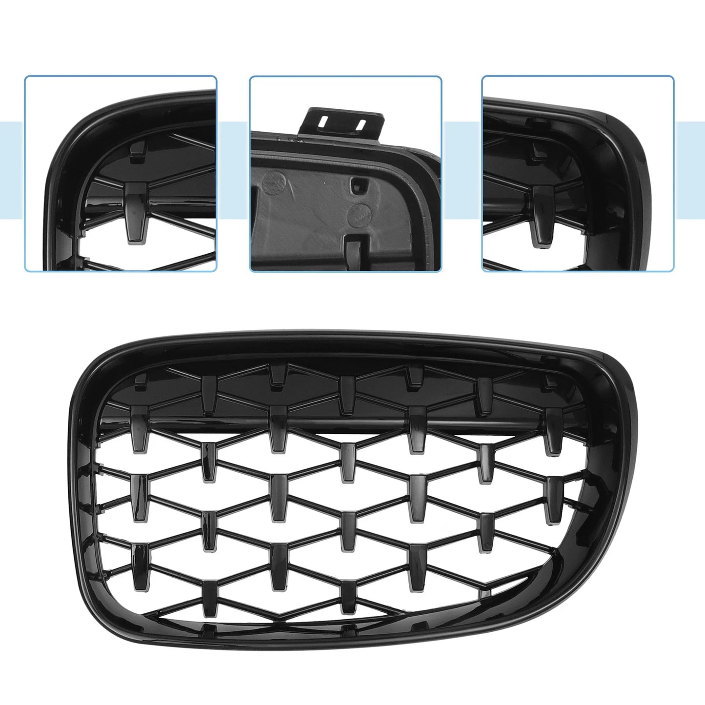 Front Hood Bumper Grille for BMW 1 Series 128i 135i 135is M (2008-2013)