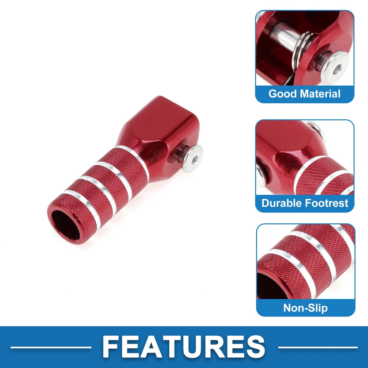 Cylinder Square Motorcycle Shifter Footrests Pegs / 1 Pc for Yamaha YZF