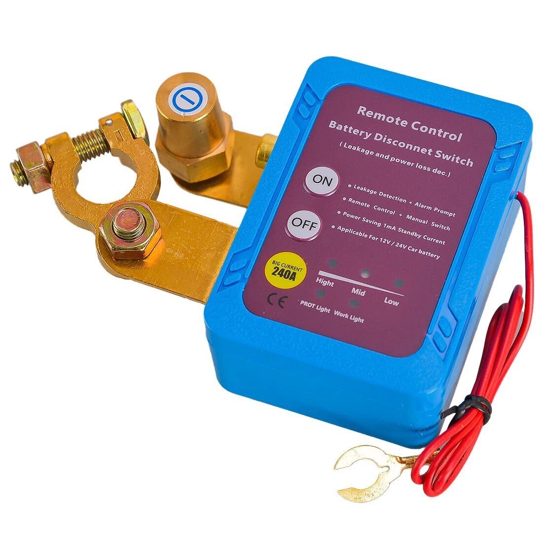 12V 240A Automatic Battery Disconnect Switch for Car RV ATV
