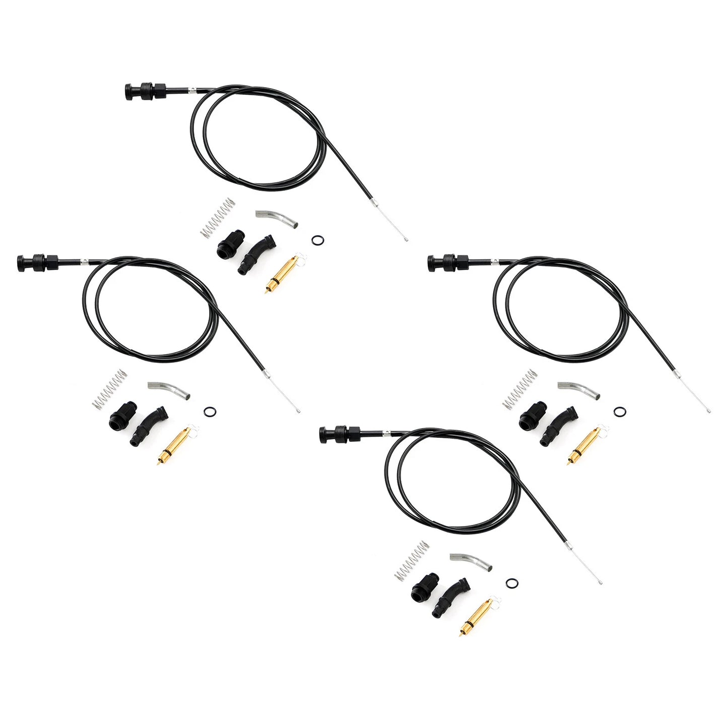 4x Carburetor Choke Cable Piston Kit for Honda Rancher TRX350 (2000-2006)
