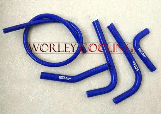 Blue Silicone Radiator Hose for Kawasaki KX250F (2017-2020)