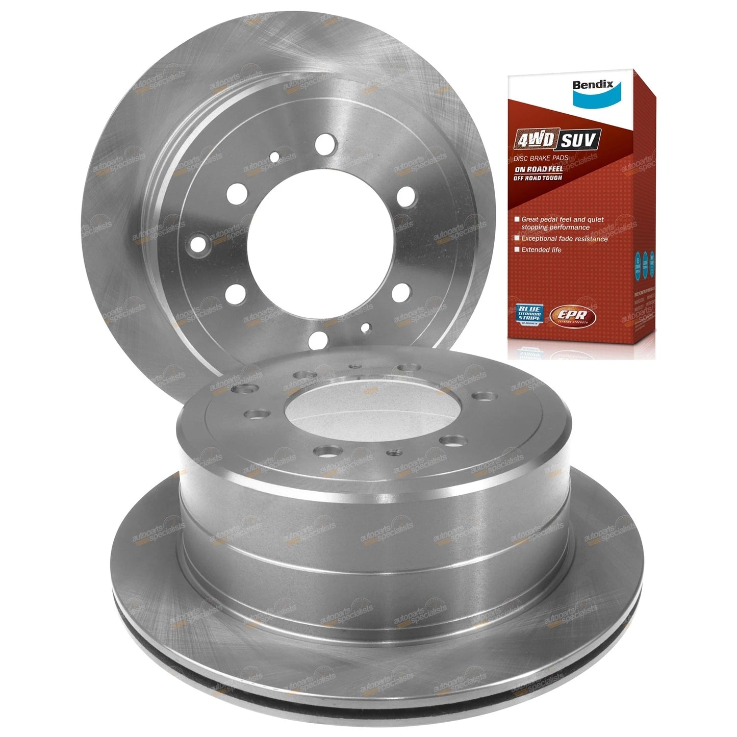 Brake Rotors & 4WD Pads for Landcruiser FZJ80 HDJ80 HZJ80 (1992–1998)