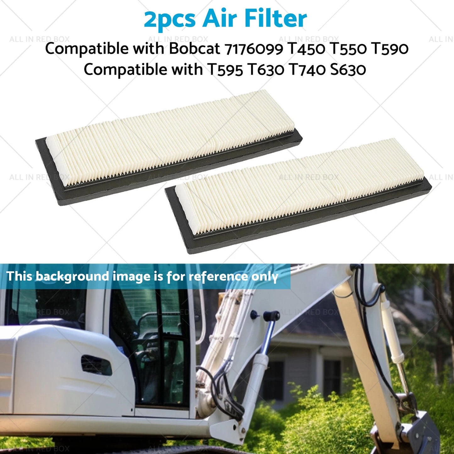 Air Filter for Bobcat T450 T550 T590 T595 T630 T740 S630 S650