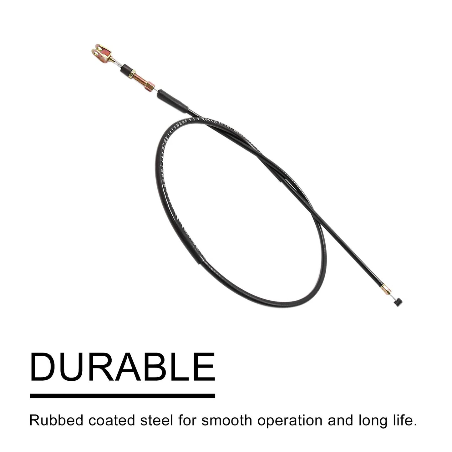 Black Rubber Coated Clutch Cable for Suzuki GN125