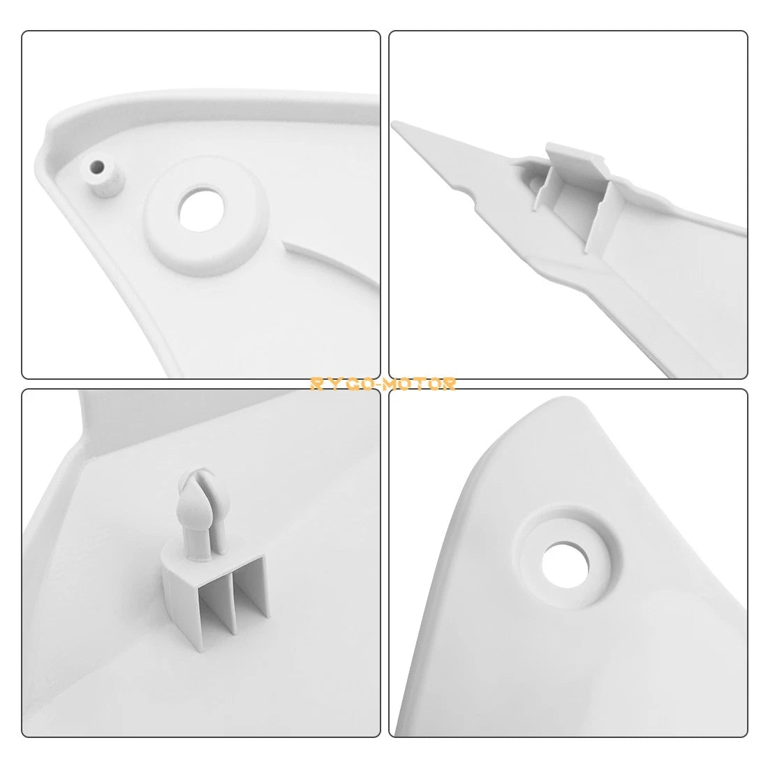 2 x Left & Right Hand Side Cover Number Plate for Honda CRF150F CRF230F (2003–2014)
