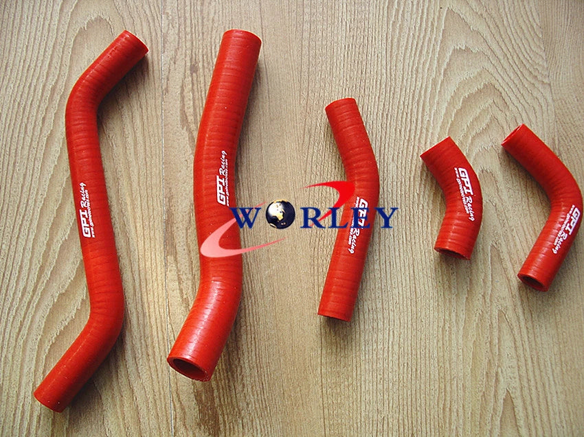 Silicone Radiator Hose RED for KAWASAKI KXF450 KX450F 2006-2008