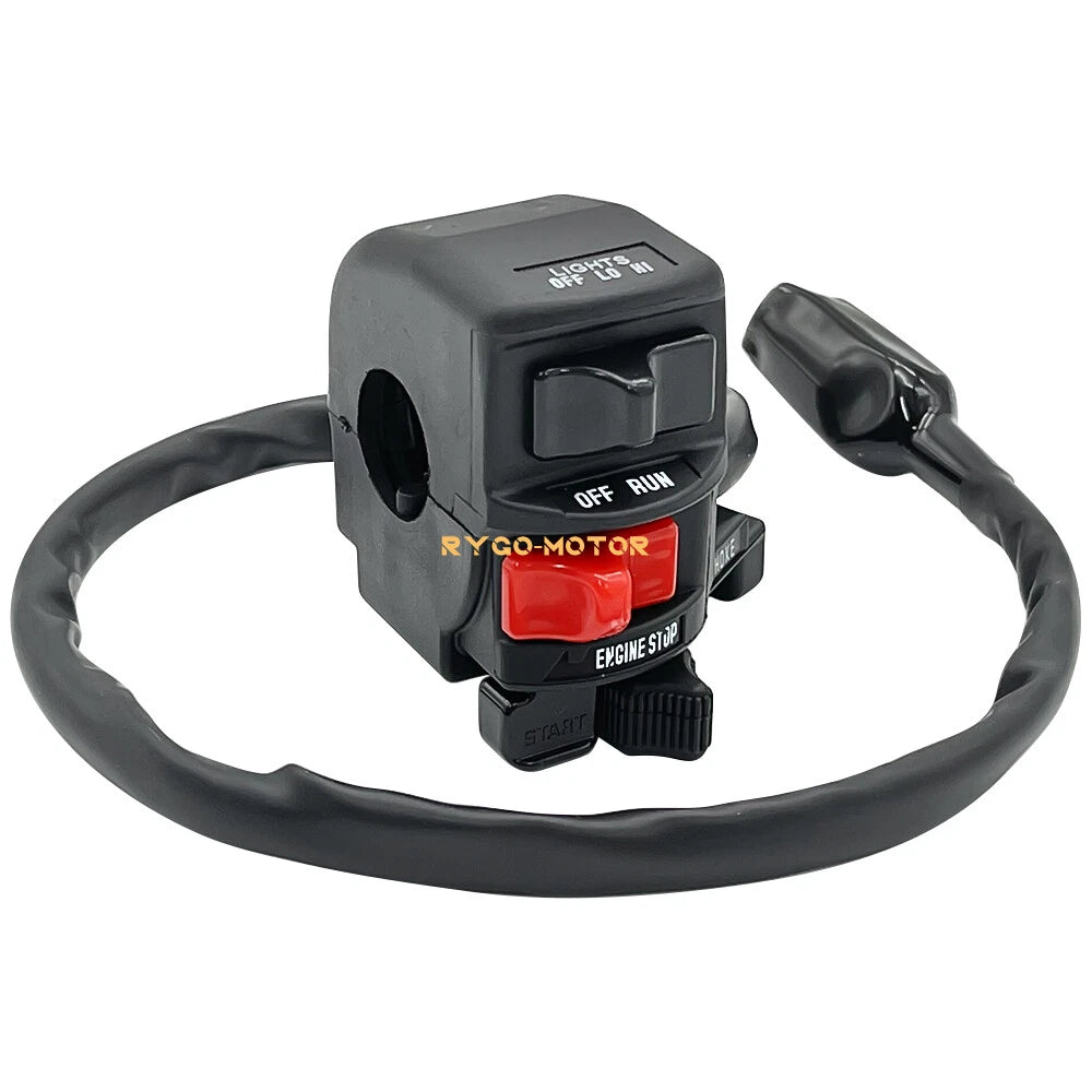 Handlebar Control Switch Start/Stop Headlight for Kawasaki Bayou 250 KLF250