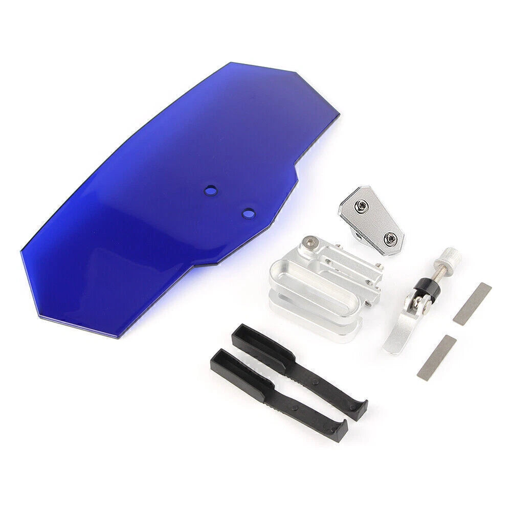 Universal Clip-On Blue Windshield Deflector for Cars (2010-2023)