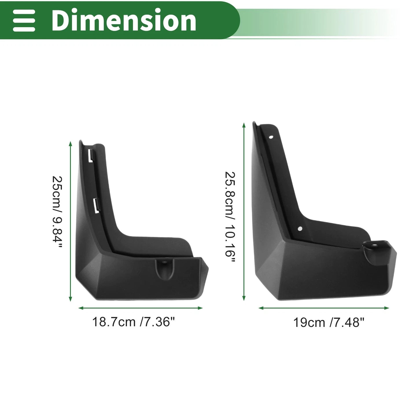 Mud Flaps Splash Guards for Ford Mondeo (2022-2023) with Mount Accessories