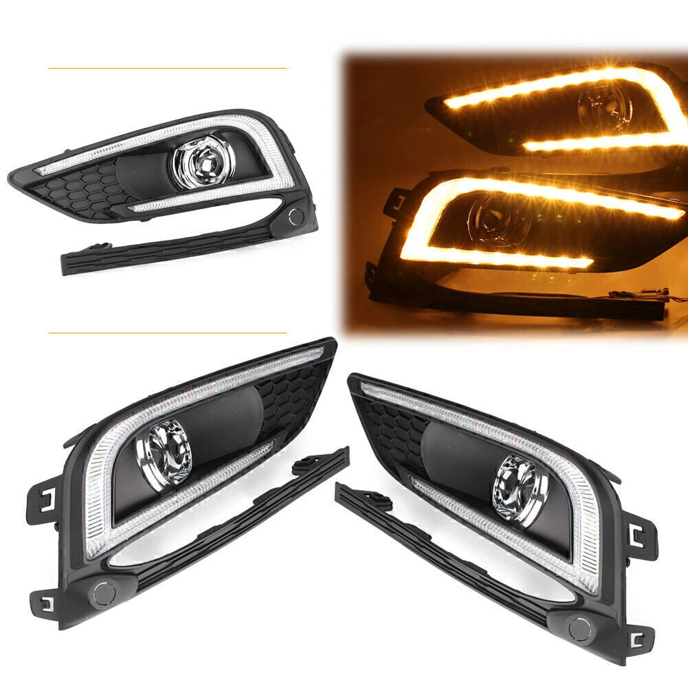 2 x LED Daytime Running Fog Lights for Chevrolet Cruze (2016-2017)