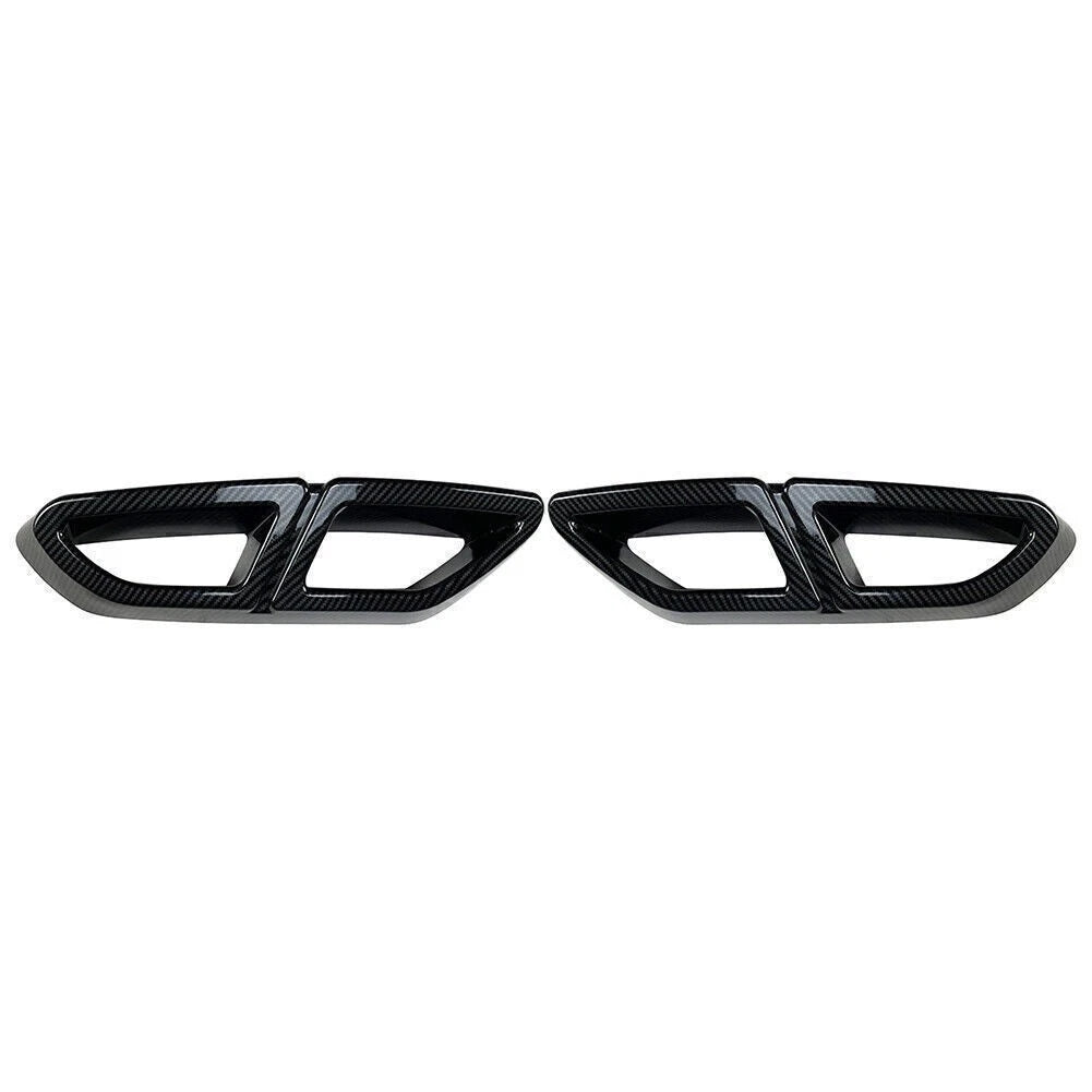 Carbon Fiber Rear Exhaust Muffler Tail Pipe Cover for VW Passat (16-19)