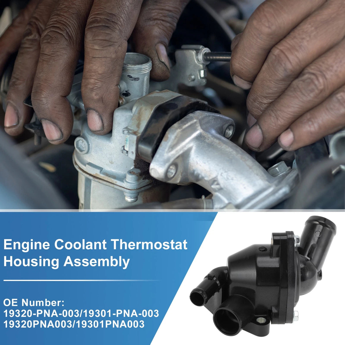 Engine Coolant Thermostat Housing Assembly Honda CR-V Acura RSX (2002-2006)