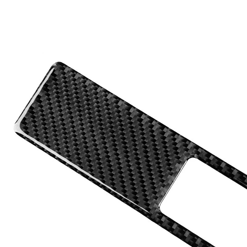 Real Carbon Fiber Door Sill Pedal Guard Cover Trim For Ford Mustang 2015-2019