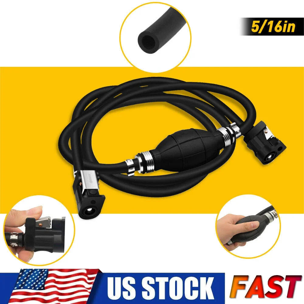 5/16" Fuel Gas Hose Line Primer Bulb for Marine Outboard Boat Motors
