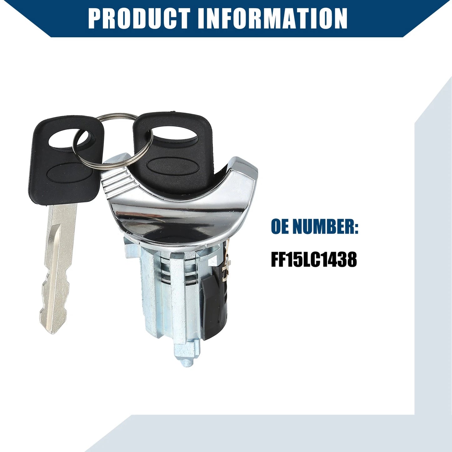 Ignition Switch Starter Set with Keys for Ford F-350 (1992-1996)