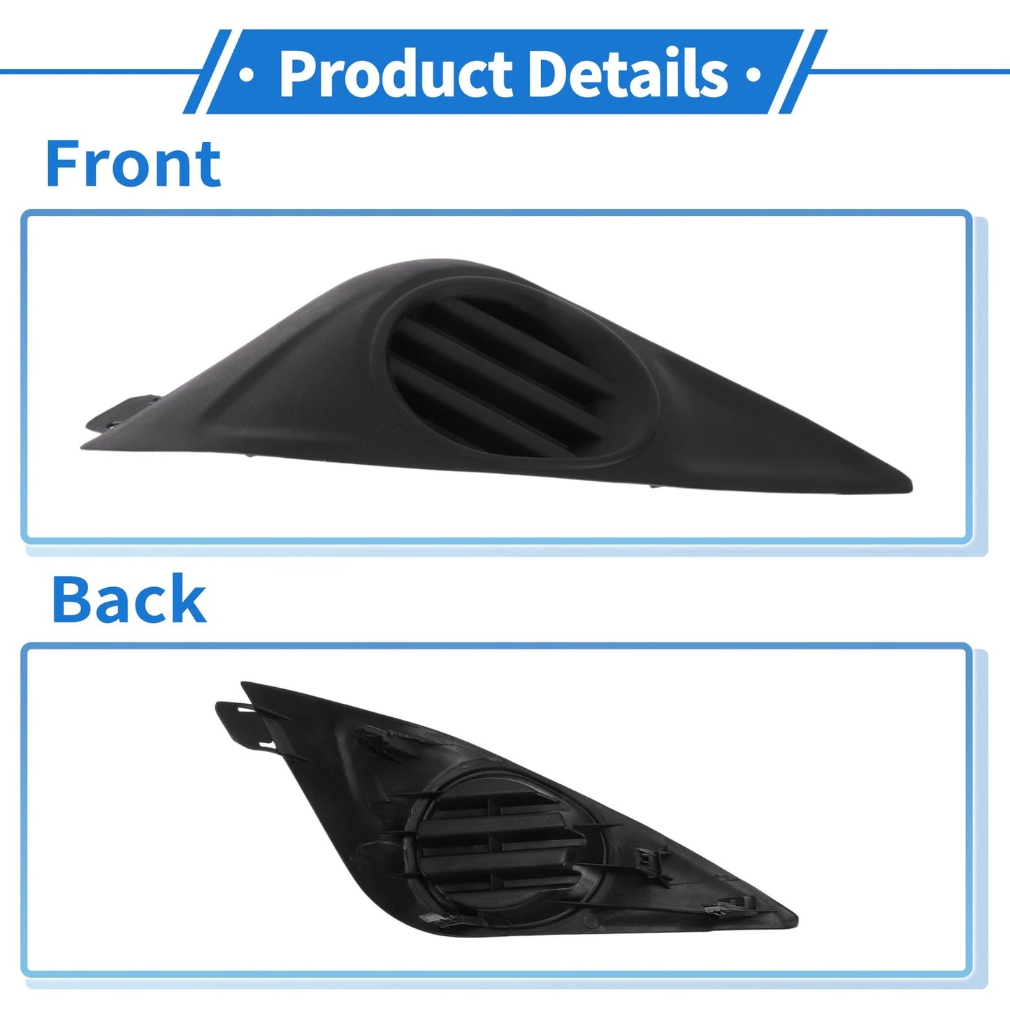 Front Left Fog Light Grill for Toyota Corolla (2012-2017)