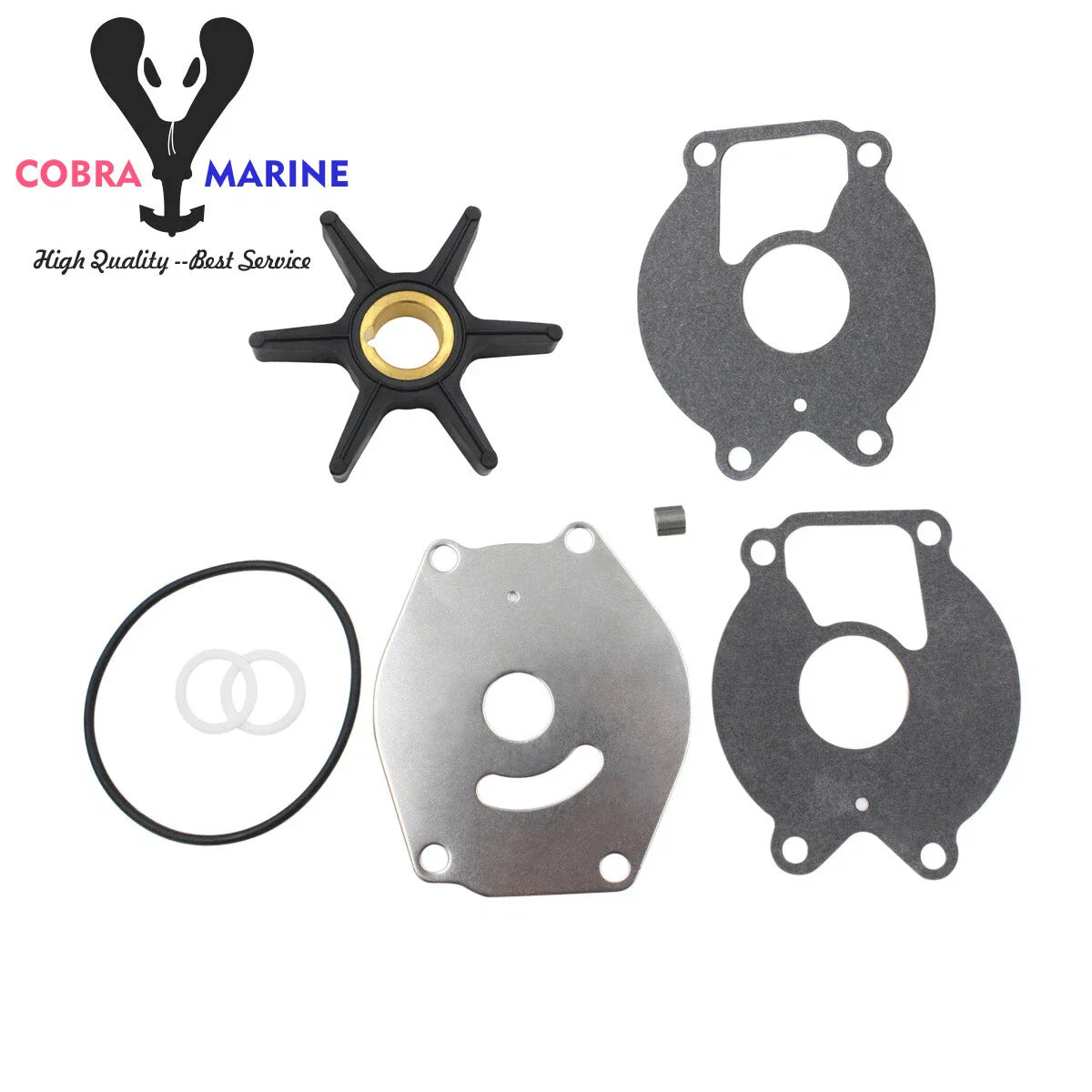 Water Pump Kit for Mercury 18 20 25 HP Outboard (1996-1998)