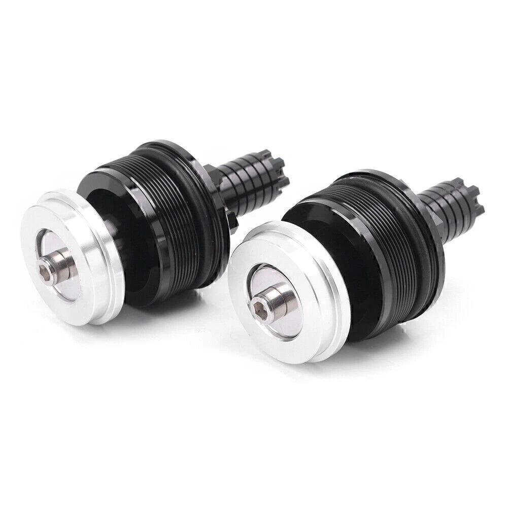 CNC Preload Adjusters for Yamaha YZF-R25/R3 Fork Bolts BLACK (2014-2023)