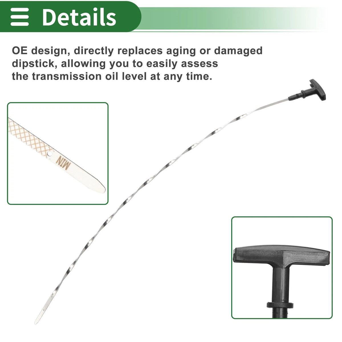 Oil Dipstick for Ford Explorer Eddie Bauer, Limited, XLT 5.0L V8 (1995-2001)