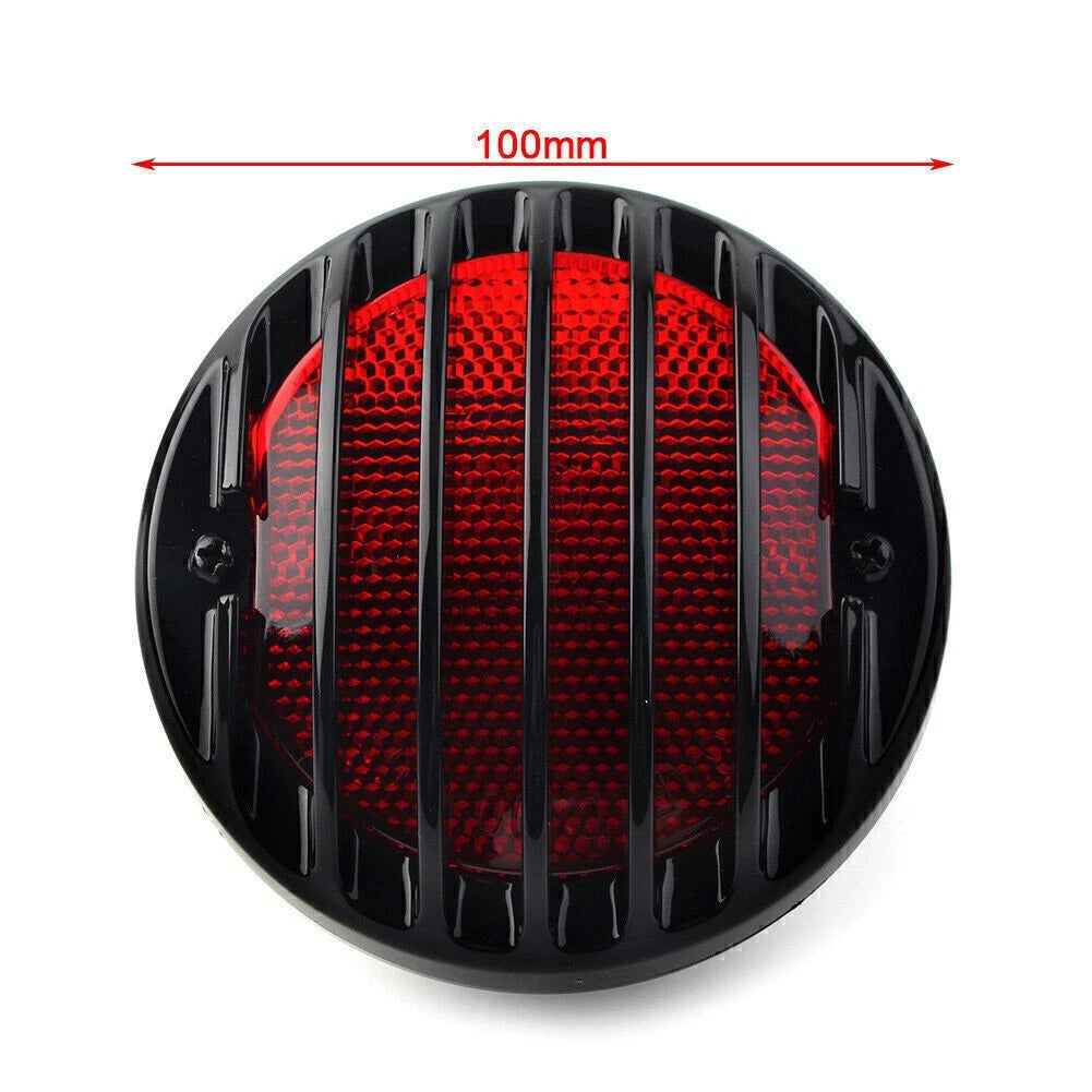 Round Motorcycle Rear Tail Light for Harley Cruiser Cafe Racer Bobber Chopper