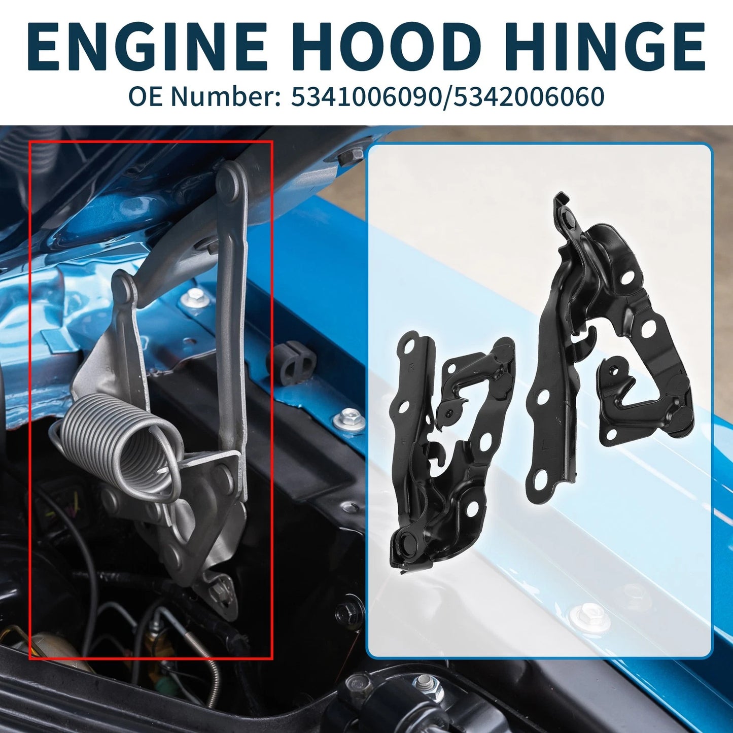 Hood Hinges 1pair for Toyota Camry (2007–2011)