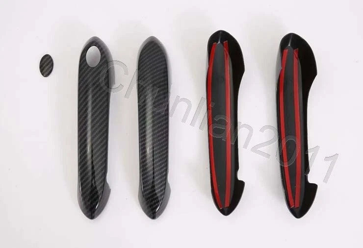 Fiber Door Handle Molding Cover Trim for BMW X5 G05 (2019-2021) - 5PCS