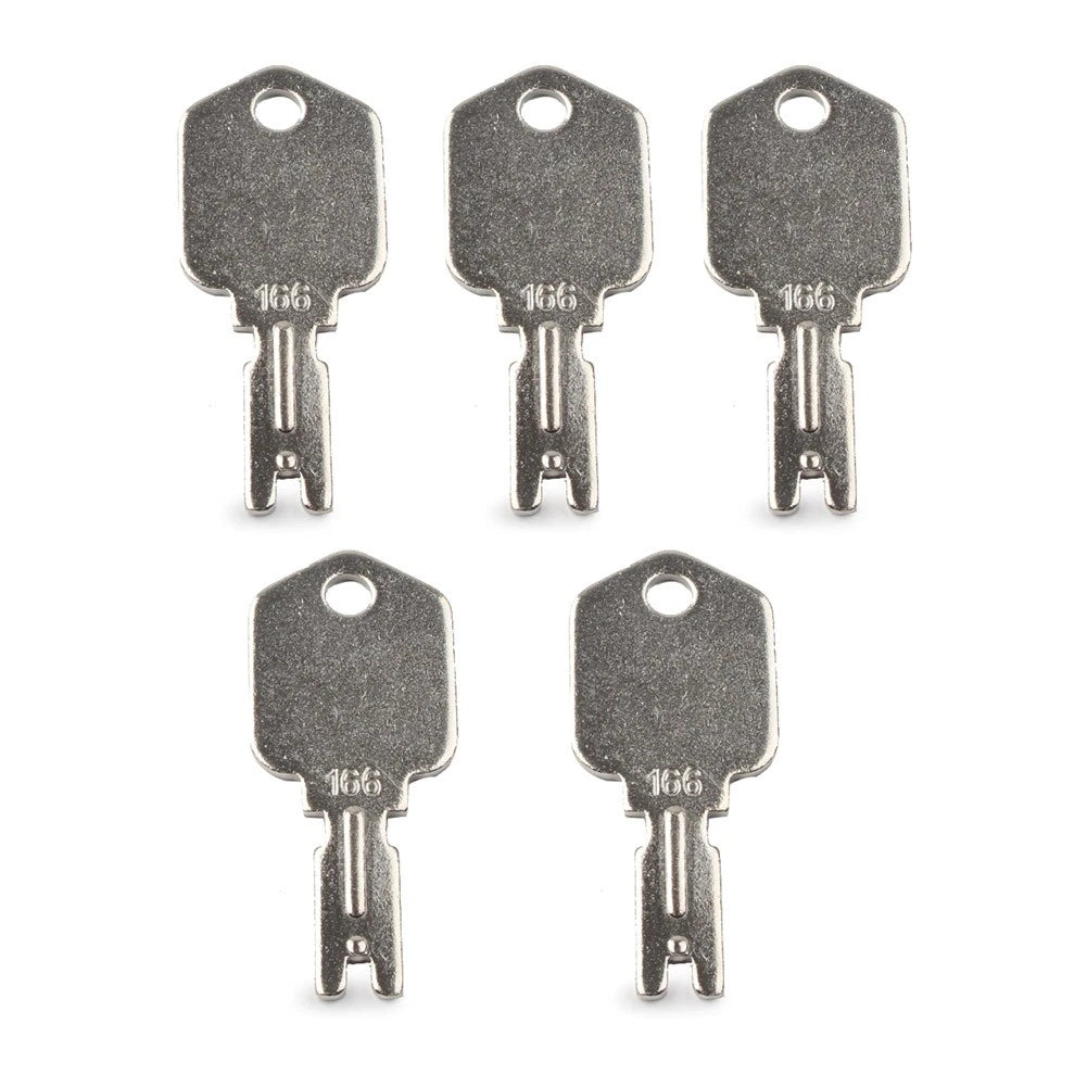 Hyster Forklift Ignition Keys 2 x 166, 1430, 186304, 51335040 for Hyster