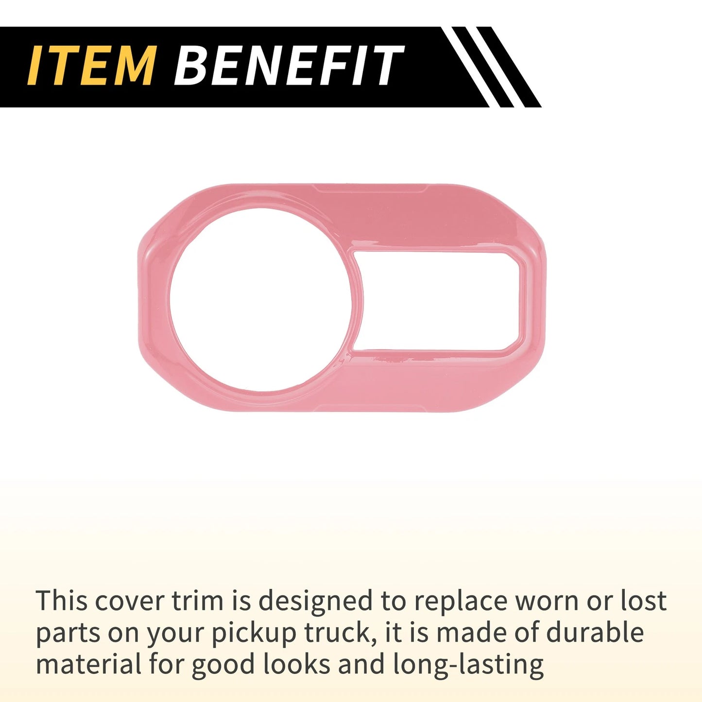 Headlight Button Panel Cover for Jeep Gladiator JT (2020-2024) - Pink 1 Pc