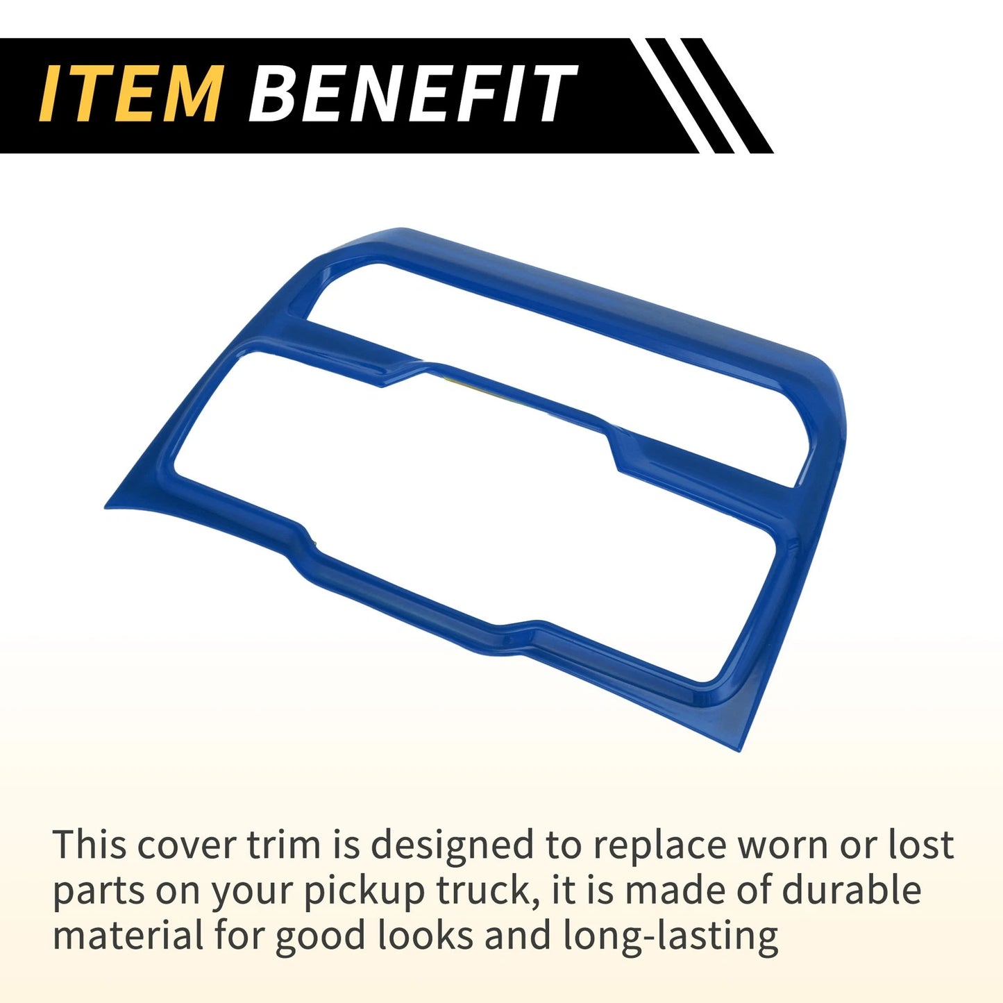 Dashboard Control Panel Cover for Jeep Wrangler JL (2018-2023) Blue
