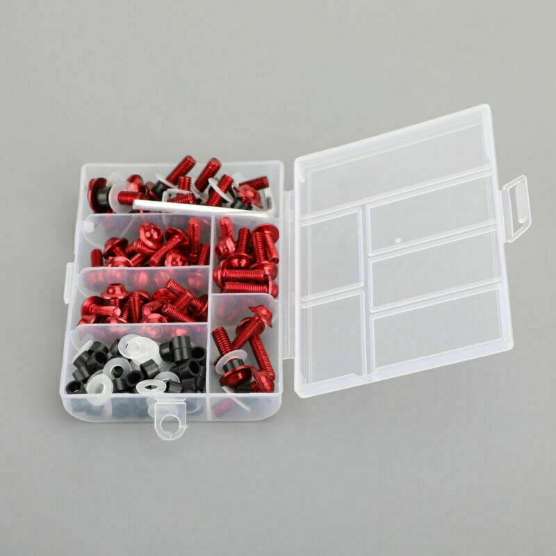 Fairing Screws Set for AH (158) - M5/M6 Red (2020-2023)