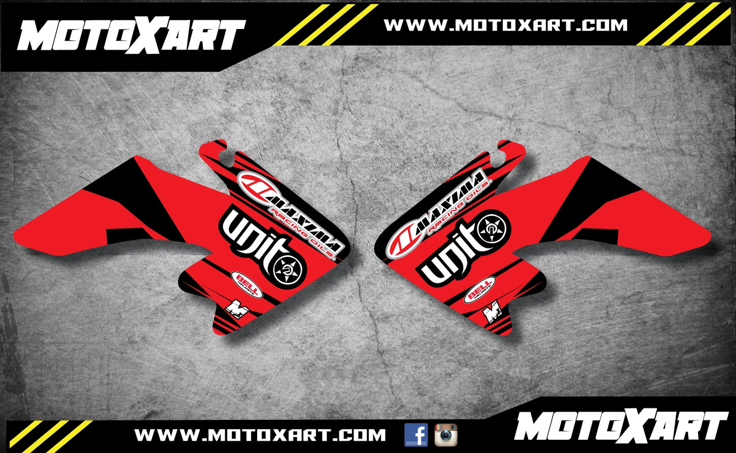 DIGGER STYLE Tank Graphics for Honda CRF 50 (2004-2021)
