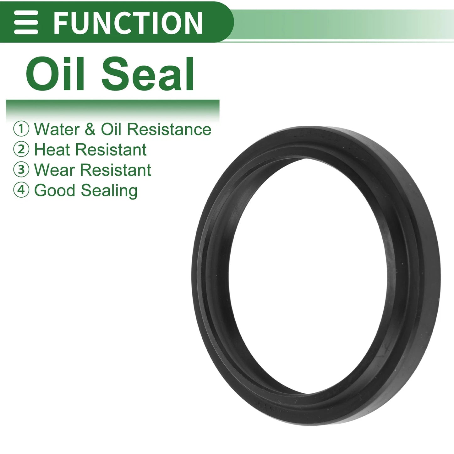 Oil Seal 45x55x6mm 5 Pcs Seal Ring Rotary Shaft NBR Rubber for Motors