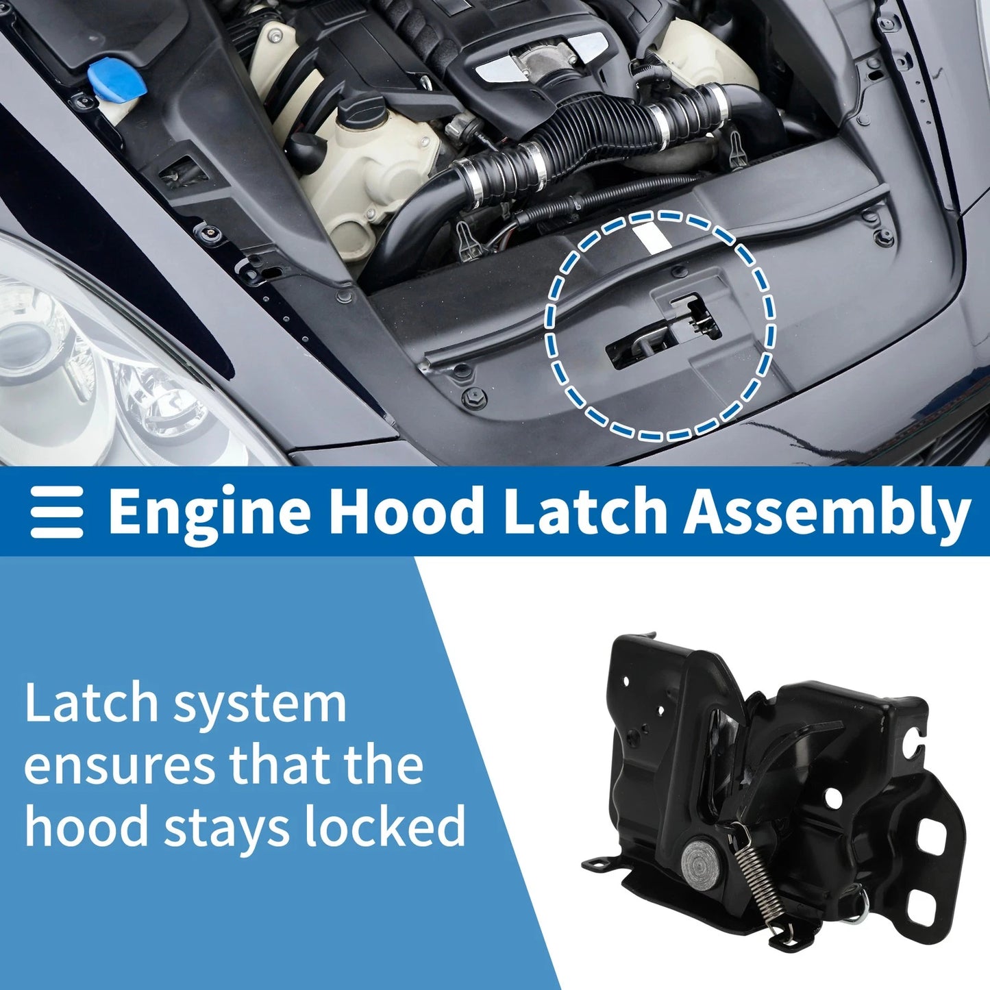 Hood Latch Assembly for Jeep Grand Wagoneer (2022-2024) - 1 x Pcs