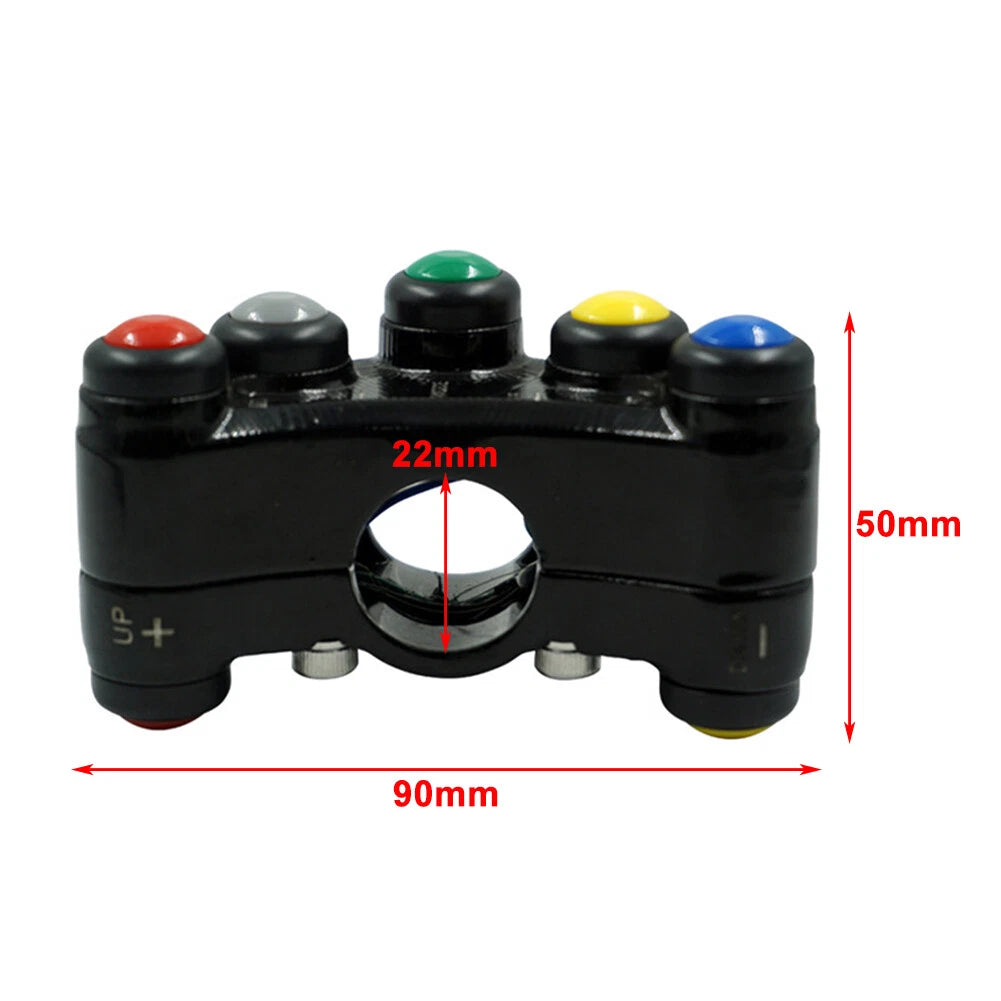 7/8" Motorcycle Handlebar Control Switch Button ON OFF