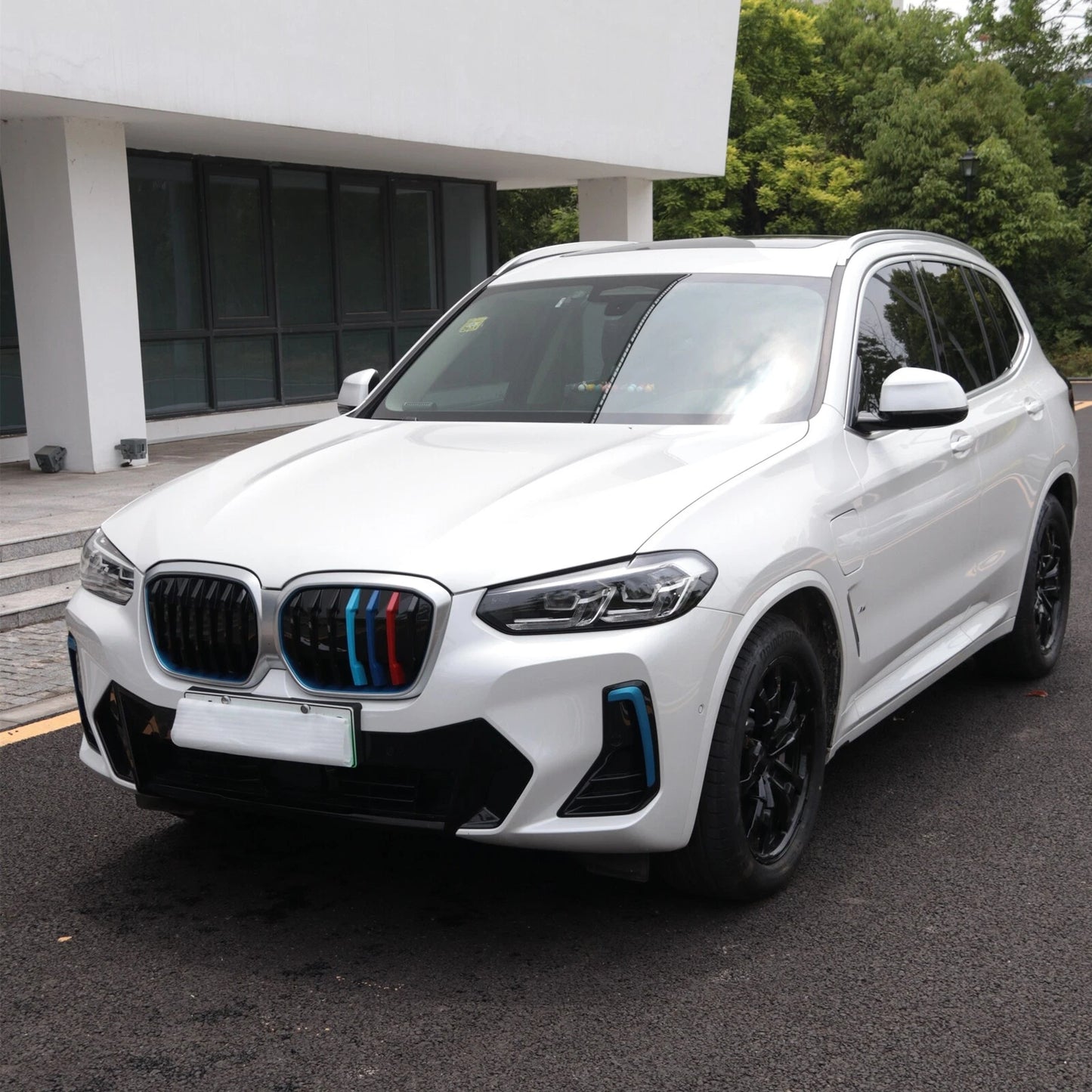 2 x Front Bumper Grille Mesh for BMW IX3 (2022)