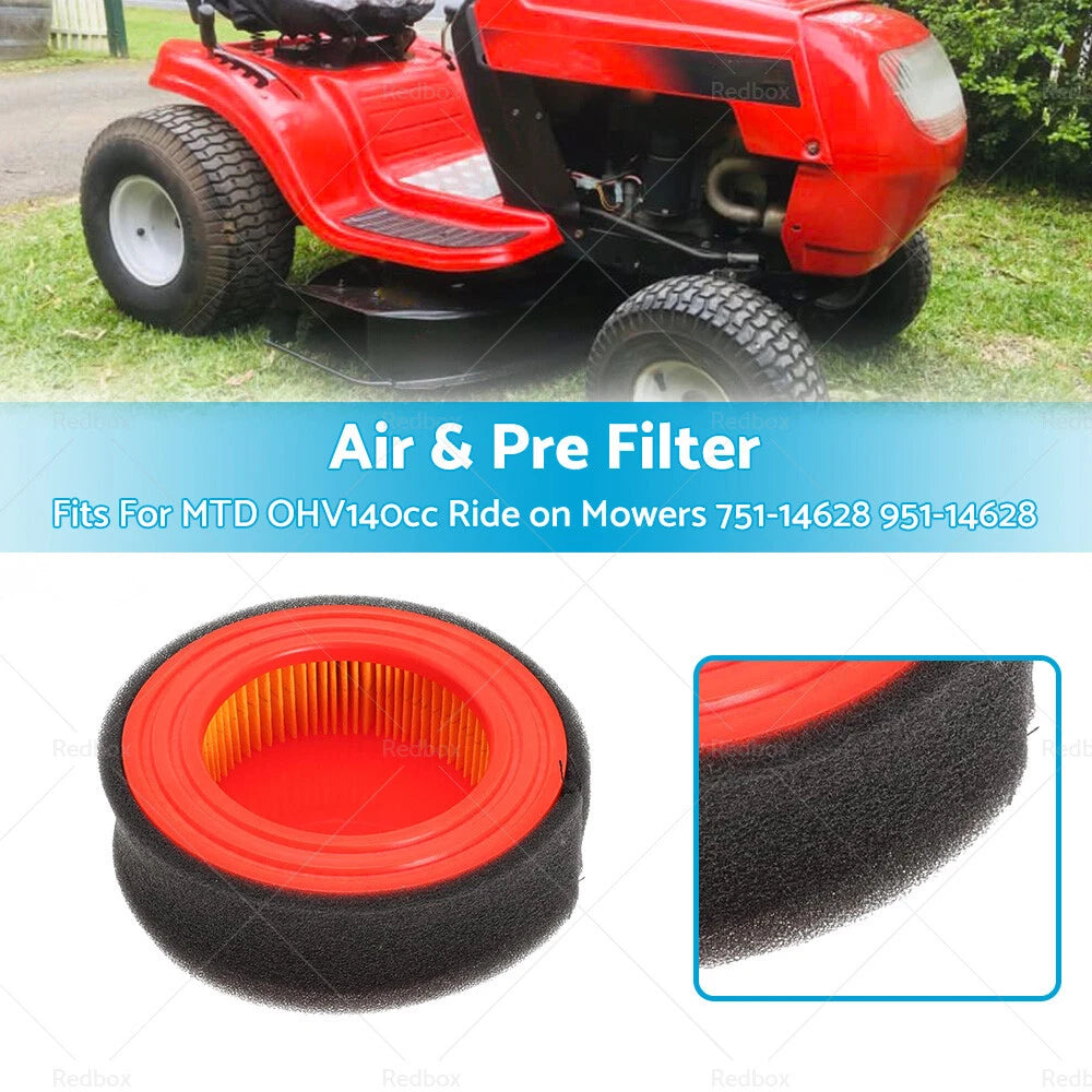 Air & Pre Filter for MTD OHV 140cc Ride-On Mowers