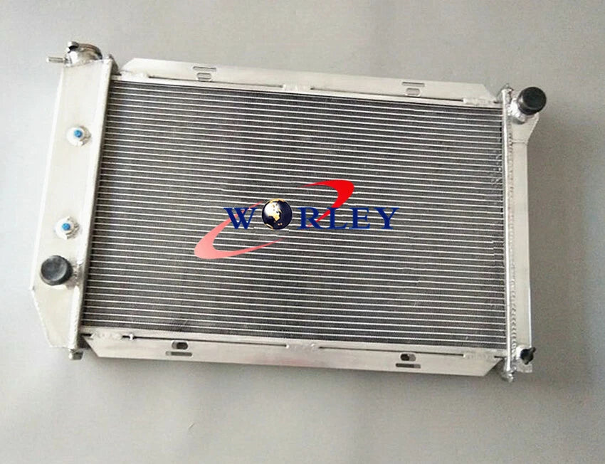 3 Row Aluminum Radiator & Fans for 71-73 Ford Mustang, Cougar, Torino (1971-1973)