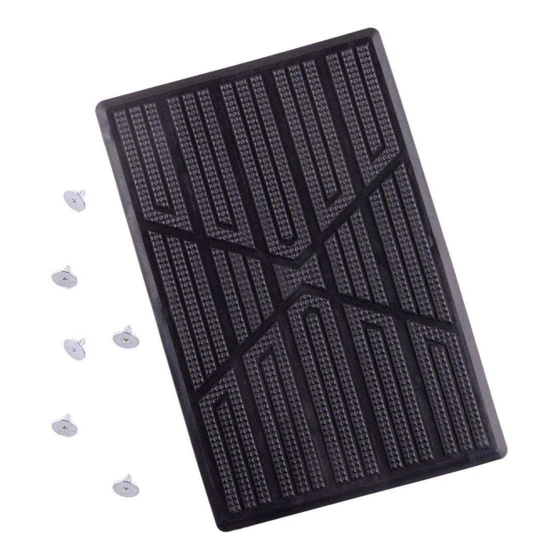 Universal Black PVC Car Floor Carpet Pad Mat Pedal Patch Cover