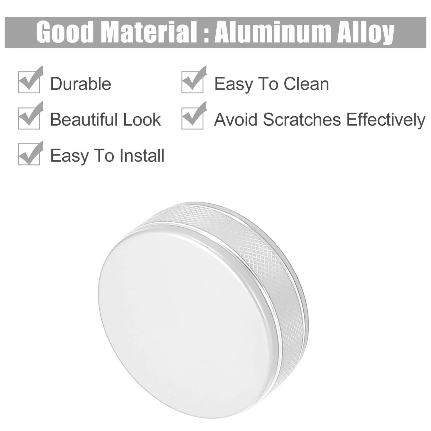 Knob Cover for Subaru Forester Impreza XV Crosstrek 2019-2021 Silver Tone