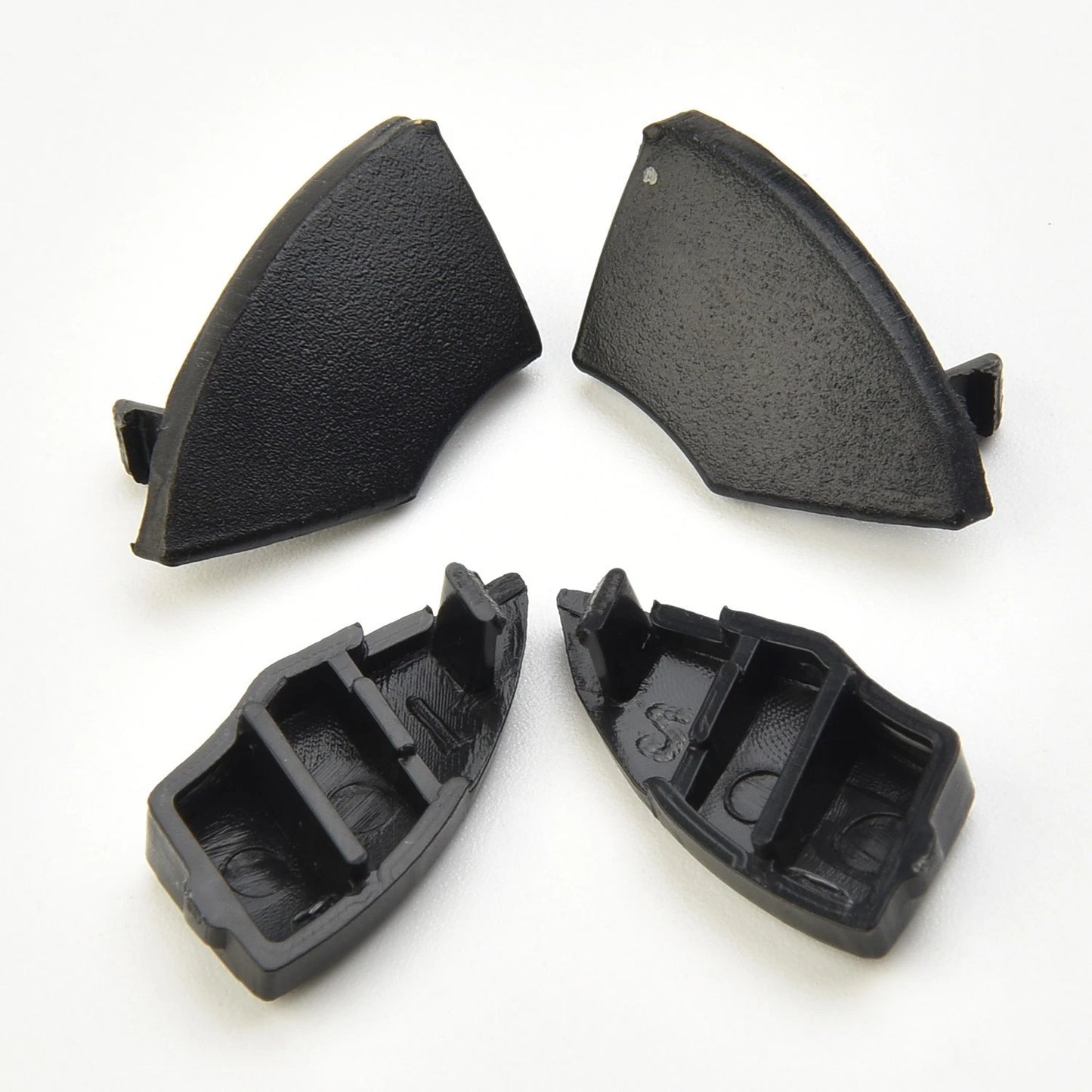 4pcs/set Car Button Black Trim Cover Removal for 500 CD