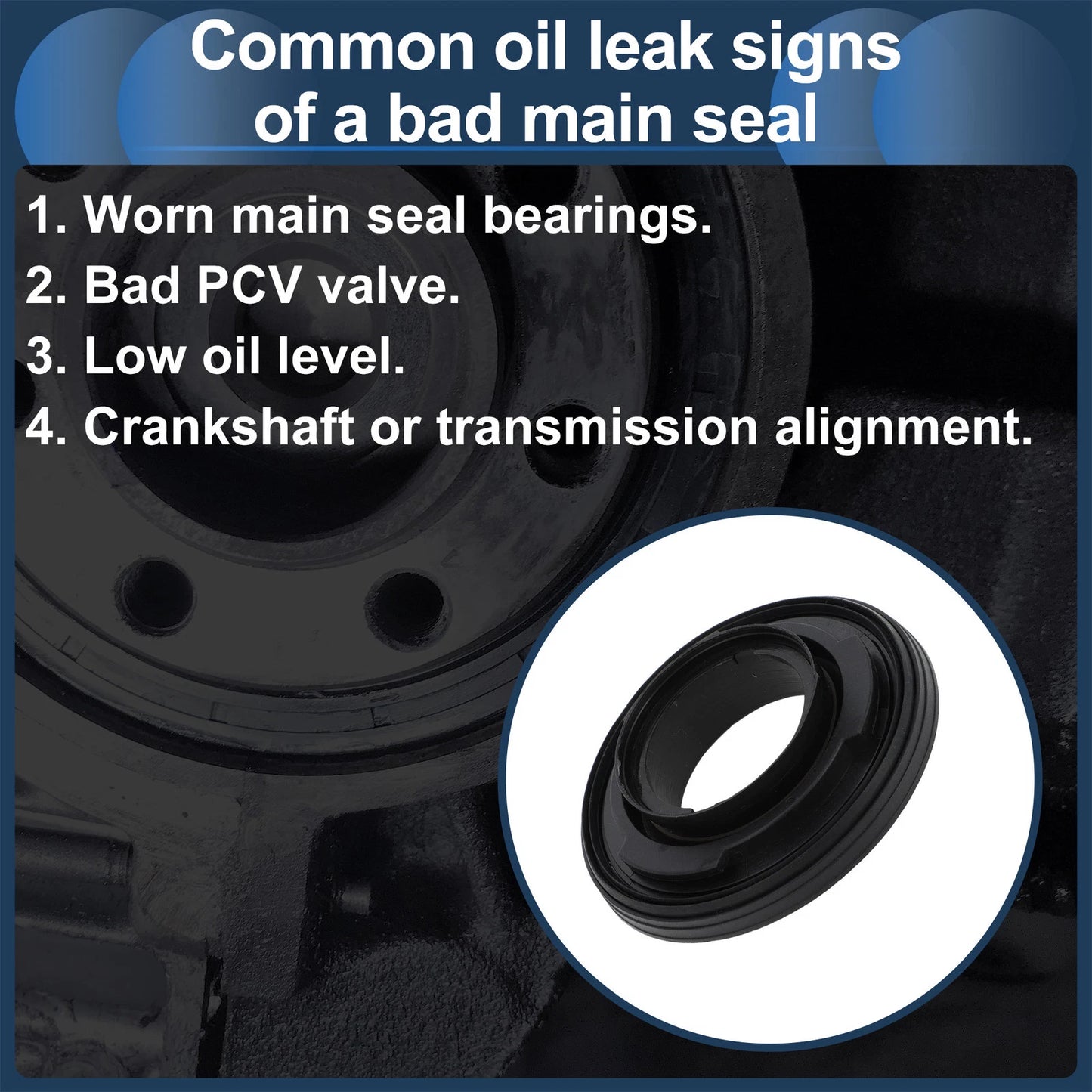 Front Crankshaft Oil Seal for Ford Transit 150 250 350 (2018-2019)