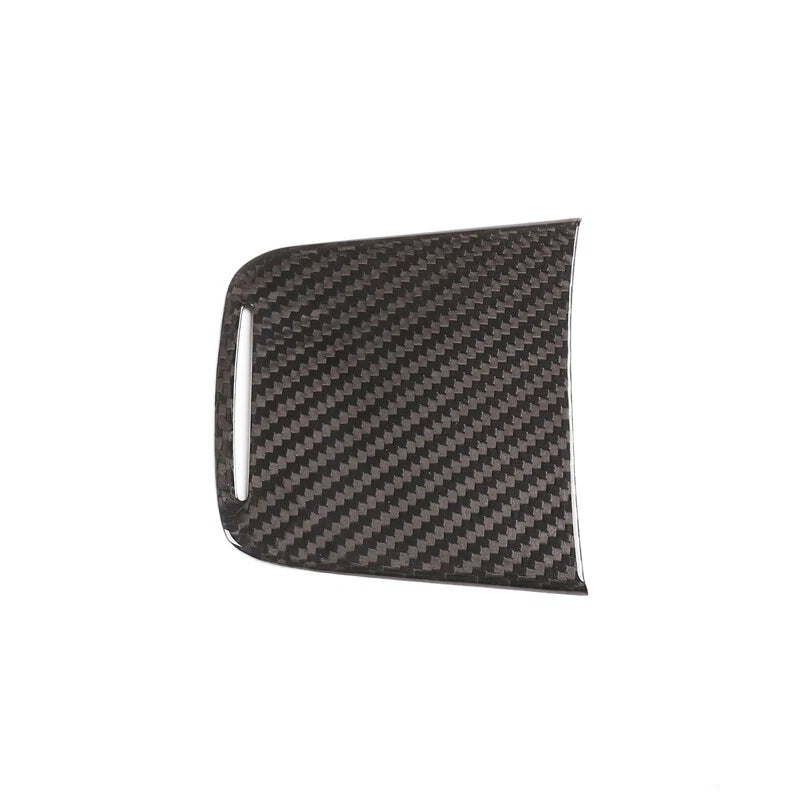 Carbon Fiber Center Console Cup Holder Cover Trim Fits Porsche 718 911 2016-2020
