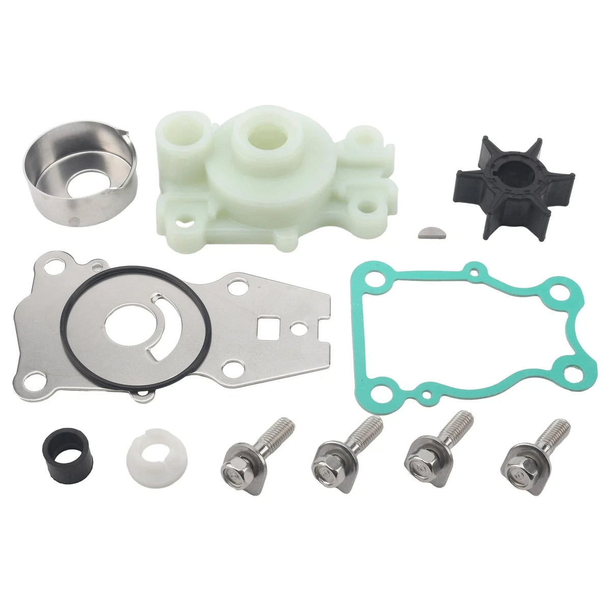 Water Pump Impeller Kit for Yamaha 25/30/40HP 4-Stroke Outboards