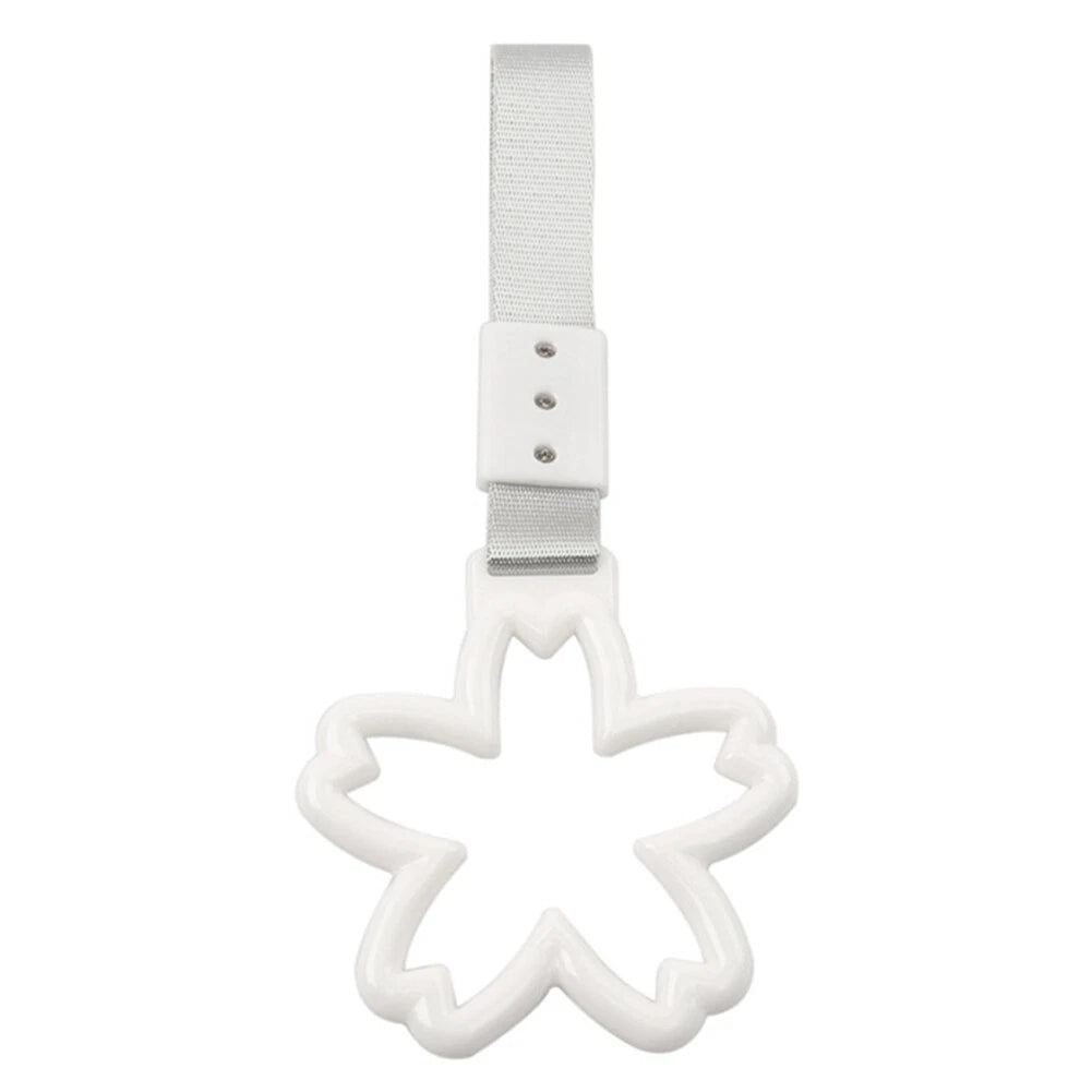 Cherry Blossom Ring Handle Strap for Car Train Bus Drift Charm Tools