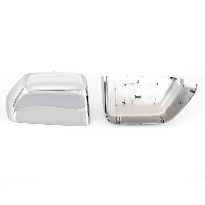 Chrome Mirror Cover Cap Set LH & RH for 2017-2022 Ford Super Duty F250 F350 F450