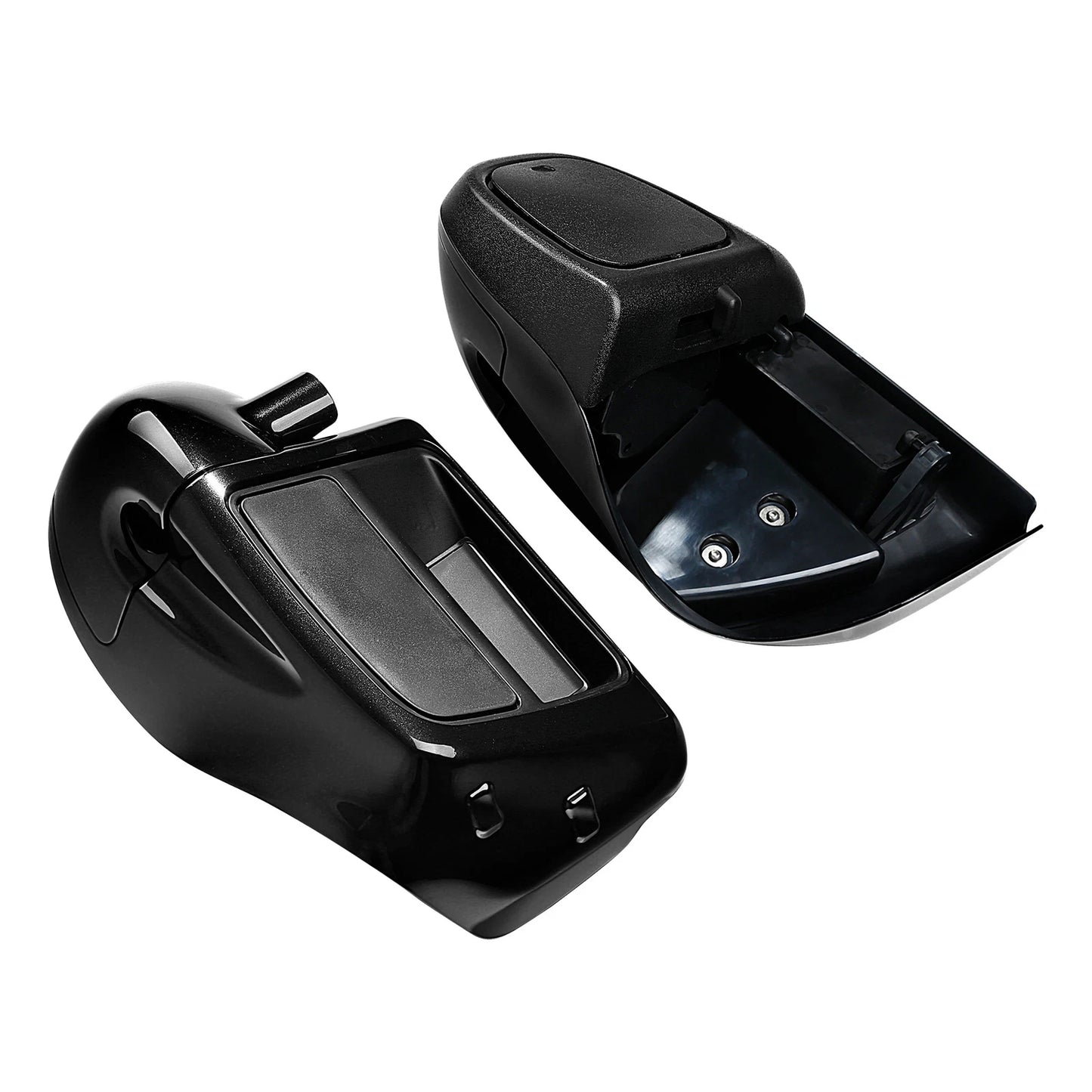 Vented Leg Fairings for Harley Street Glide 2014-2024 Black Tempest
