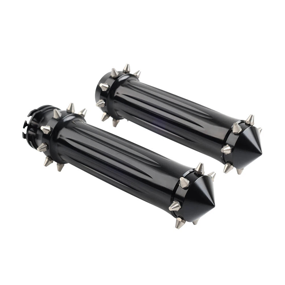 1'' Spikes Motorcycle Hand Grips for Harley Touring Dyna Softail