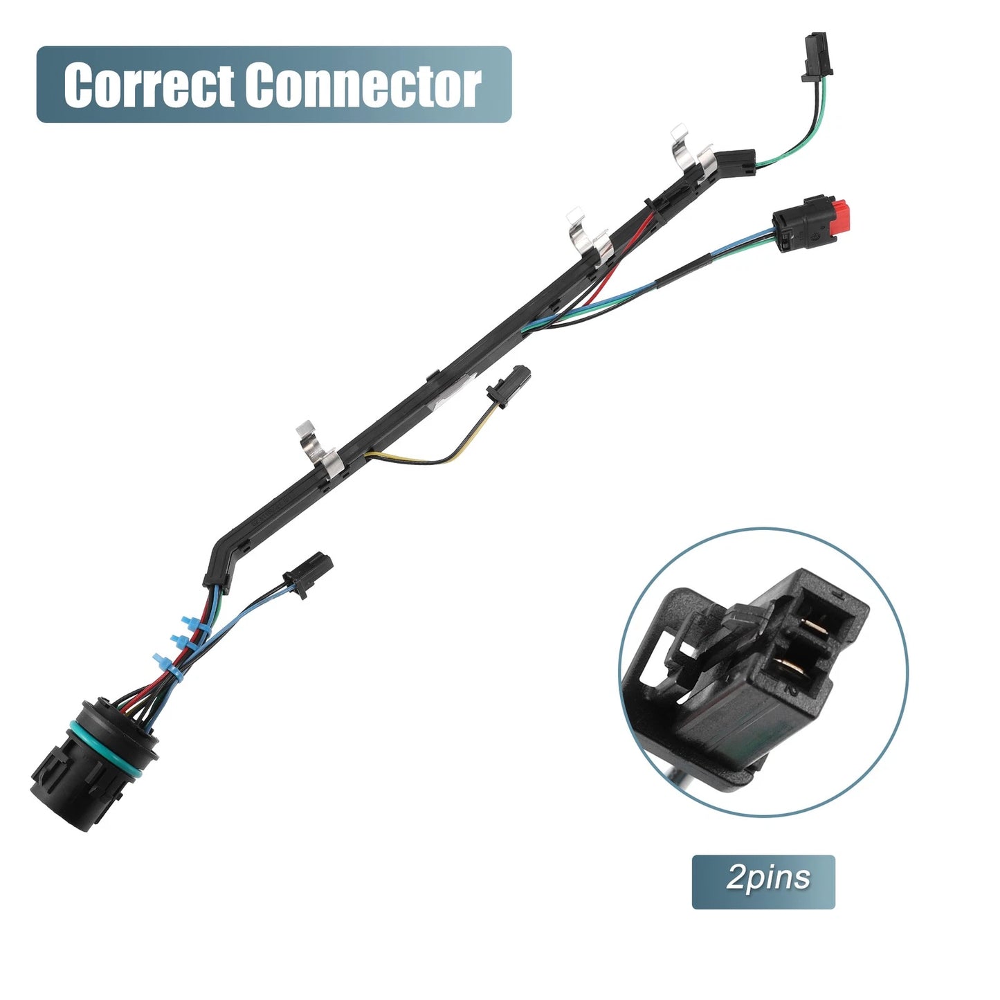 2 x Glow Plug Wiring Harness for Ford F-250 F-350 6.4L (2008-2010)